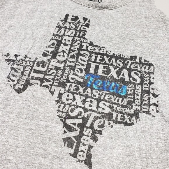 home tree Texas gray, black tank top women's size small (4-6) - Picture 2 of 7